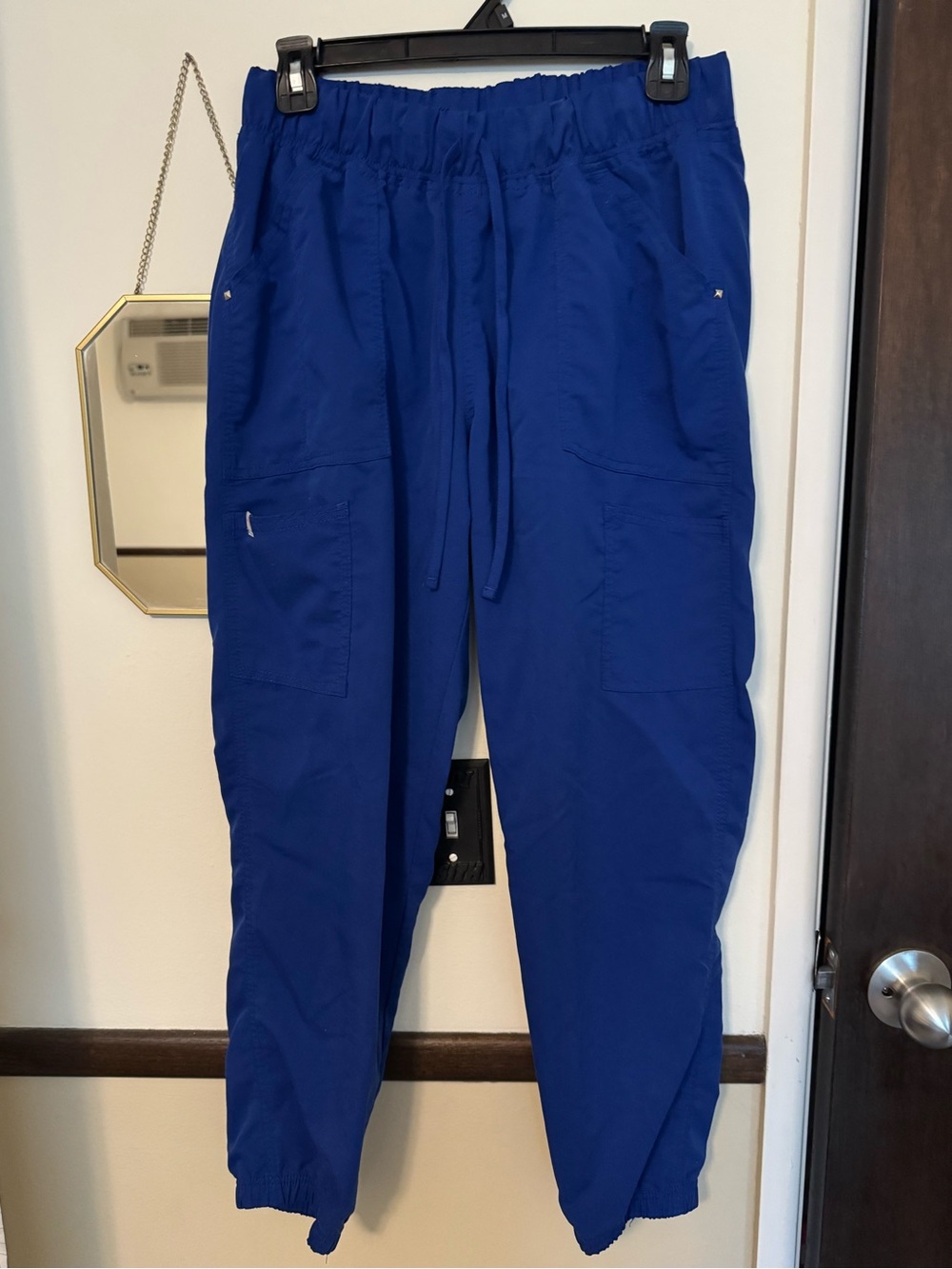 Royal Blue Jogger Scrub Pants